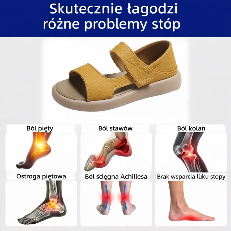 🔥 Ograniczona czasowo zniżka 50%! Letnie sandały ortopedyczne – ergonomiczne, wygodne i oddychające, które łagodzą ból. ✅