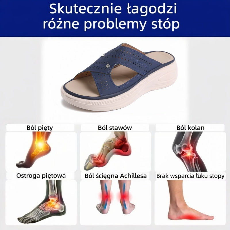 🔥 Ograniczona czasowo zniżka 50%! Letnie sandały ortopedyczne – ergonomiczne, wygodne i oddychające, które łagodzą ból. ✅
