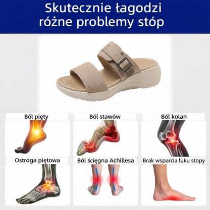 🔥 Ograniczona czasowo zniżka 50%! Letnie sandały ortopedyczne – ergonomiczne, wygodne i oddychające, które łagodzą ból. ✅