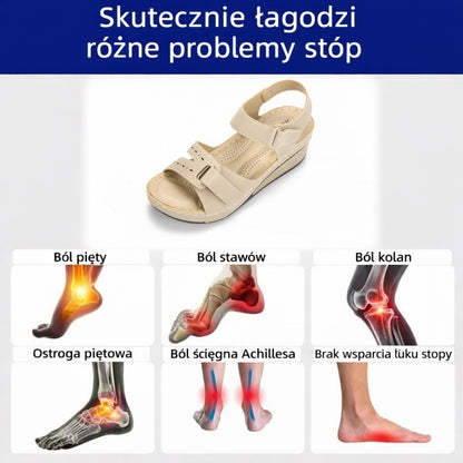 🔥 Ograniczona czasowo zniżka 50%! Letnie sandały ortopedyczne – ergonomiczne, wygodne i oddychające, które łagodzą ból. ✅