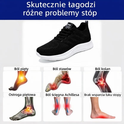 🔥 50% zniżki tylko dziś! Nie przegap! ⏰ Ergonomicznie zaprojektowane buty ortopedyczne – zapewniają naturalne wsparcie łuku stopy 👞 Skutecznie łagodzą ból stóp