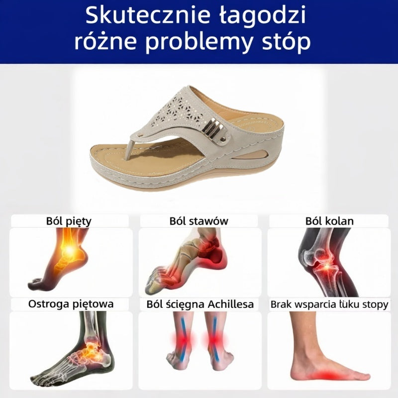 🔥 Ograniczona czasowo zniżka 50%! Letnie sandały ortopedyczne – ergonomiczne, wygodne i oddychające, które łagodzą ból. ✅
