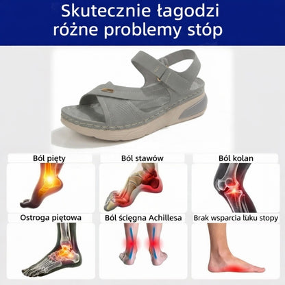 🔥 Ograniczona czasowo zniżka 50%! Letnie sandały ortopedyczne – ergonomiczne, wygodne i oddychające, które łagodzą ból. ✅