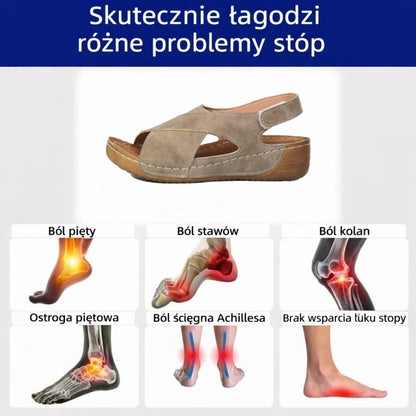 🔥 Ograniczona czasowo zniżka 50%! Letnie sandały ortopedyczne – ergonomiczne, wygodne i oddychające, które łagodzą ból. ✅