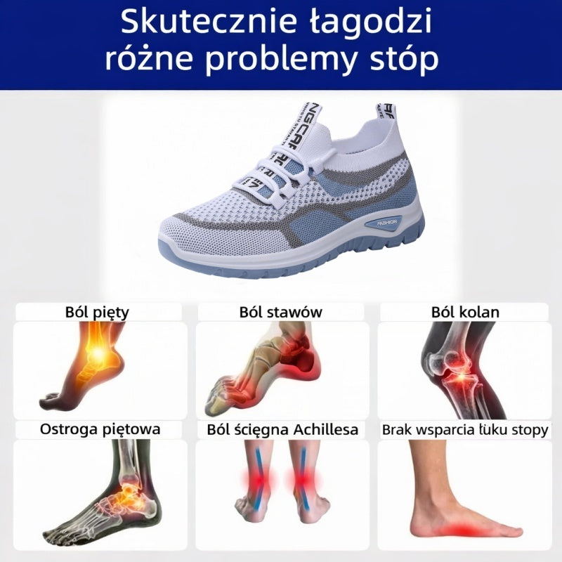 🔥 50% zniżki tylko dziś! Nie przegap! ⏰ Ergonomicznie zaprojektowane buty ortopedyczne – zapewniają naturalne wsparcie łuku stopy 👞 Skutecznie łagodzą ból stóp