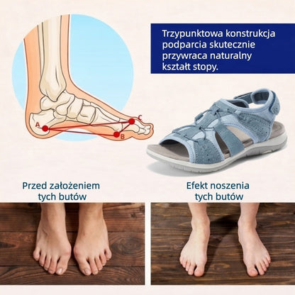 🔥 Ograniczona czasowo zniżka 50%! Letnie sandały ortopedyczne – ergonomiczne, wygodne i oddychające, które łagodzą ból. ✅