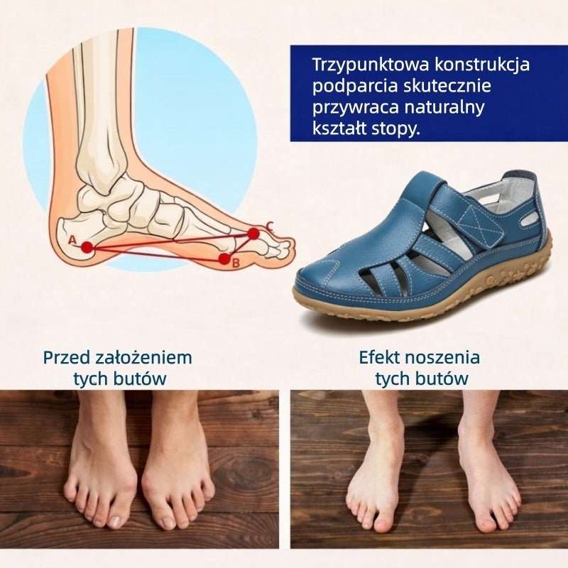 🔥 Ograniczona czasowo zniżka 50%! Letnie sandały ortopedyczne – ergonomiczne, wygodne i oddychające, które łagodzą ból. ✅
