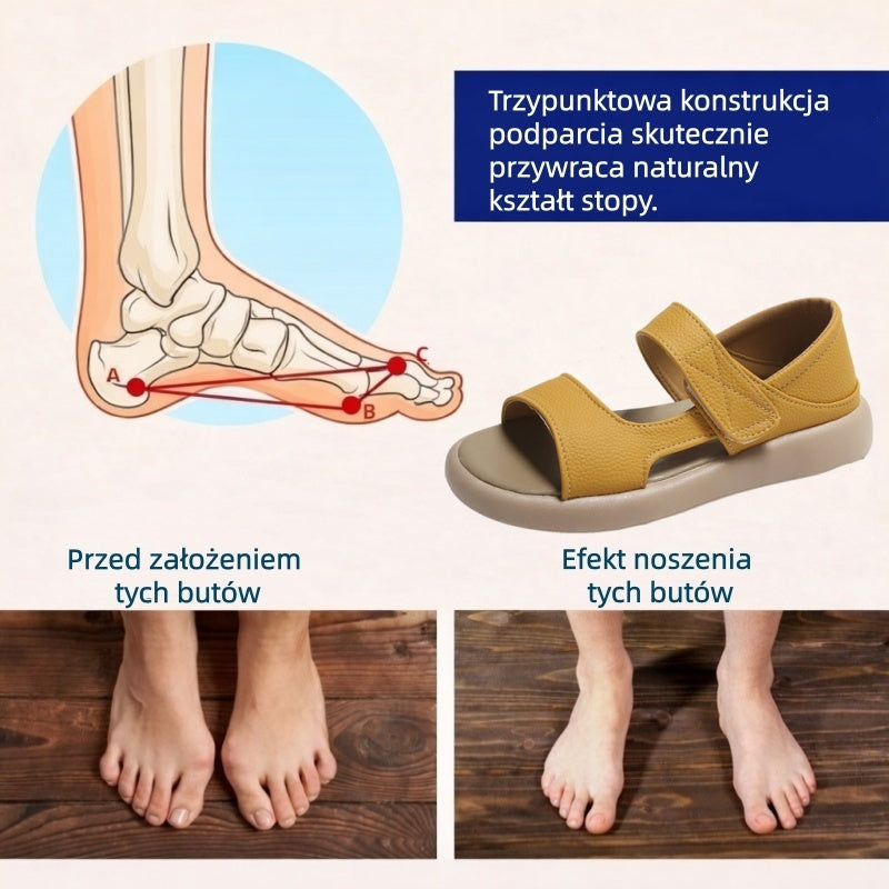 🔥 Ograniczona czasowo zniżka 50%! Letnie sandały ortopedyczne – ergonomiczne, wygodne i oddychające, które łagodzą ból. ✅