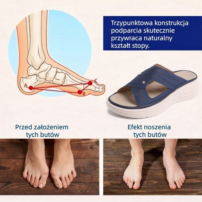 🔥 Ograniczona czasowo zniżka 50%! Letnie sandały ortopedyczne – ergonomiczne, wygodne i oddychające, które łagodzą ból. ✅