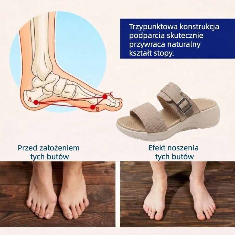 🔥 Ograniczona czasowo zniżka 50%! Letnie sandały ortopedyczne – ergonomiczne, wygodne i oddychające, które łagodzą ból. ✅