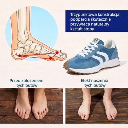 🔥 50% zniżki tylko dziś! Nie przegap! ⏰ Ergonomicznie zaprojektowane buty ortopedyczne – zapewniają naturalne wsparcie łuku stopy 👞 Skutecznie łagodzą ból stóp