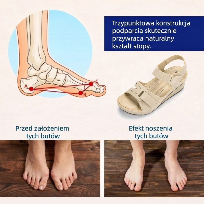 🔥 Ograniczona czasowo zniżka 50%! Letnie sandały ortopedyczne – ergonomiczne, wygodne i oddychające, które łagodzą ból. ✅