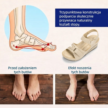 🔥 Ograniczona czasowo zniżka 50%! Letnie sandały ortopedyczne – ergonomiczne, wygodne i oddychające, które łagodzą ból. ✅