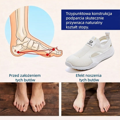 🔥 50% zniżki tylko dziś! Nie przegap! ⏰ Ergonomicznie zaprojektowane buty ortopedyczne – zapewniają naturalne wsparcie łuku stopy 👞 Skutecznie łagodzą ból stóp