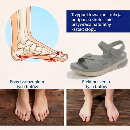 🔥 Ograniczona czasowo zniżka 50%! Letnie sandały ortopedyczne – ergonomiczne, wygodne i oddychające, które łagodzą ból. ✅