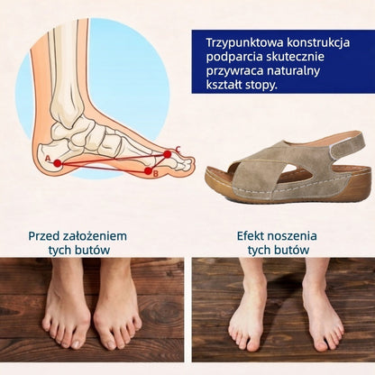 🔥 Ograniczona czasowo zniżka 50%! Letnie sandały ortopedyczne – ergonomiczne, wygodne i oddychające, które łagodzą ból. ✅