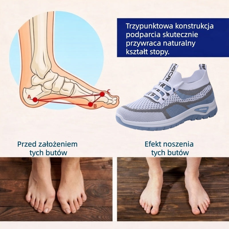 🔥 50% zniżki tylko dziś! Nie przegap! ⏰ Ergonomicznie zaprojektowane buty ortopedyczne – zapewniają naturalne wsparcie łuku stopy 👞 Skutecznie łagodzą ból stóp