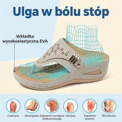🔥 Ograniczona czasowo zniżka 50%! Letnie sandały ortopedyczne – ergonomiczne, wygodne i oddychające, które łagodzą ból. ✅