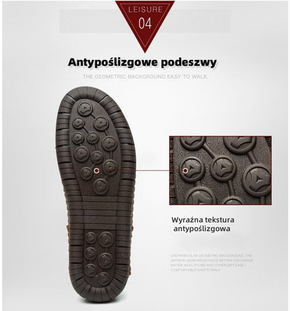 [Ograniczony czas: 50% zniżki i bezpłatne skarpety z wysokiej jakości bawełny] Stylowe, miękkie i wygodne skórzane buty (wsparcie łuku ułatwia chodzenie)