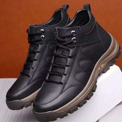🔥50% zniżki dzisiaj, nie przegap!🐂 Męskie buty ortopedyczne wykonane są z wysokiej jakości włoskiej skóry bydlęcej 👞 Łagodzą ból ✅ Wygodne chodzenie