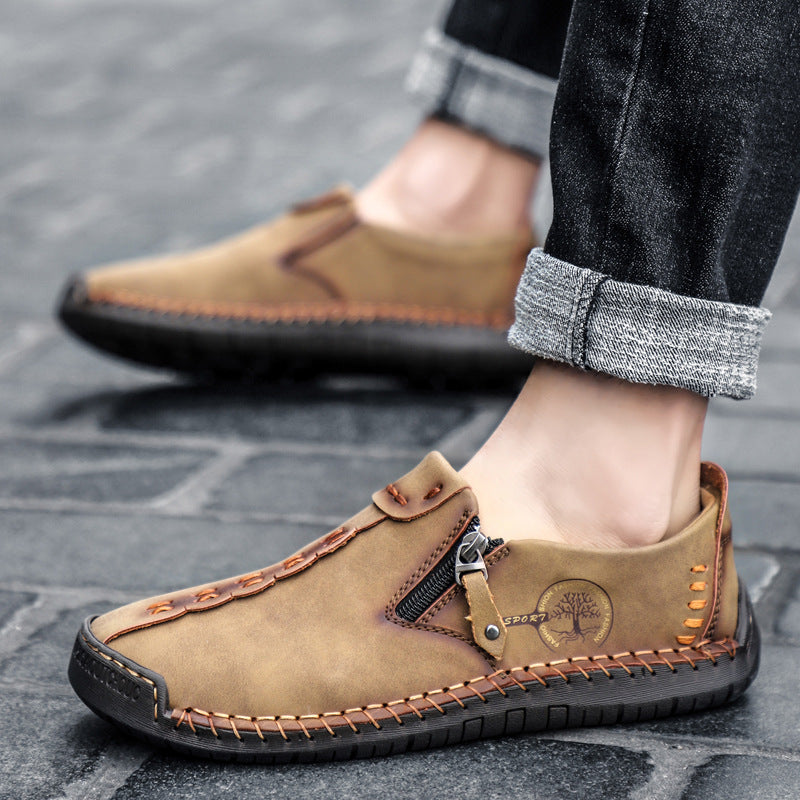 🔥Męskie buty ortopedyczne wykonane z australijskiej skóry cielęcej👞Szyte ręcznie✅Wygodne chodzenie, łagodzenie bólu✅Wodoodporne i antypoślizgowe✅
