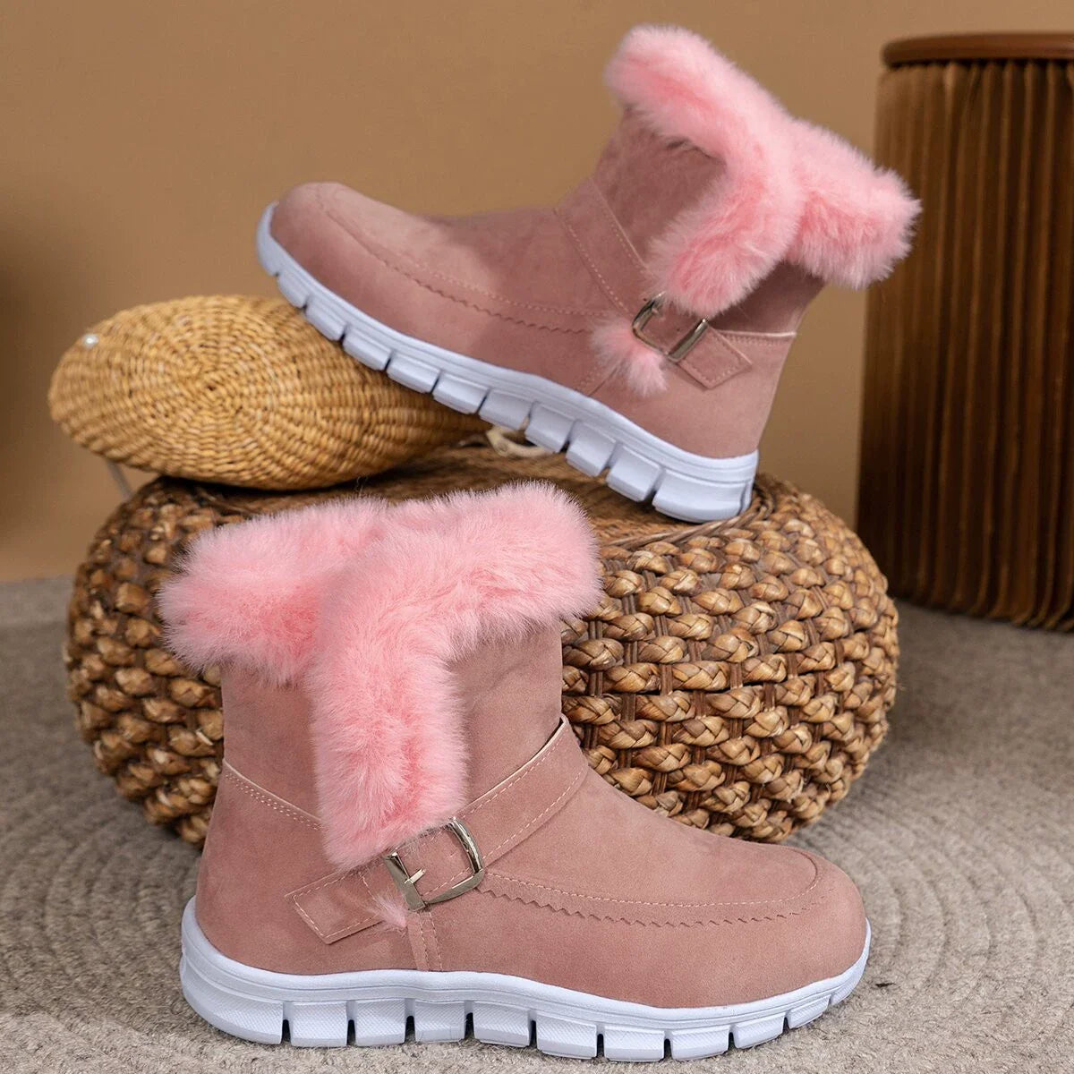 flemat® - Ergonomicznie ukształtowane zimowe buty ortopedyczne łagodzące ból stóp, kolan i pleców - Damskie