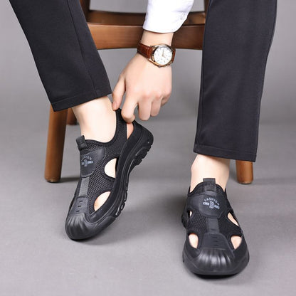 [🎁Dziś połowa ceny - nie przegap] Ergonomicznie zaprojektowane sandały ortopedyczne - bezbolesne chodzenie 👞 sprawiają, że chodzenie jest bardziej komfortowe