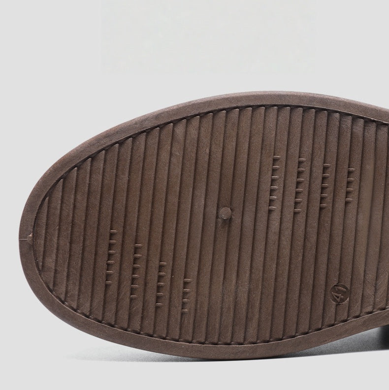 🎁Specjalna oferta rocznicowa – nie przegap! 🎁Wykonane z najwyższej jakości skóry bydlęcej 👞Amortyzujące wstrząsy i redukujące nacisk ✅Stabilne i antypoślizgowe ✅Wygodne przez cały dzień