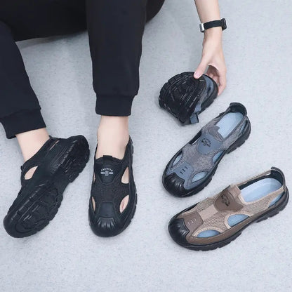 [🎁Dziś połowa ceny - nie przegap] Ergonomicznie zaprojektowane sandały ortopedyczne - bezbolesne chodzenie 👞 sprawiają, że chodzenie jest bardziej komfortowe