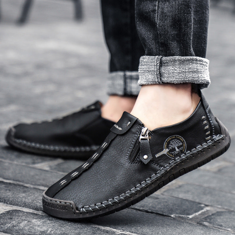 🔥Męskie buty ortopedyczne wykonane z australijskiej skóry cielęcej👞Szyte ręcznie✅Wygodne chodzenie, łagodzenie bólu✅Wodoodporne i antypoślizgowe✅