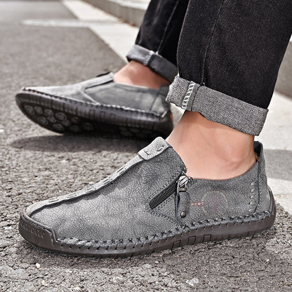 🔥Męskie buty ortopedyczne wykonane z australijskiej skóry cielęcej👞Szyte ręcznie✅Wygodne chodzenie, łagodzenie bólu✅Wodoodporne i antypoślizgowe✅