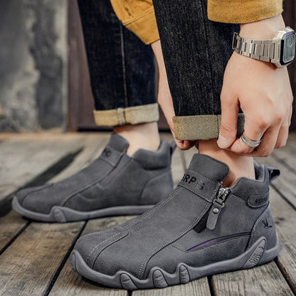 🔥 Ręcznie szyte, oryginalne, australijskie skórzane buty 👞 Łatwe zakładanie i zdejmowanie ✅ Wsparcie łuku stopy łagodzące ból - Wodoodporne i antypoślizgowe