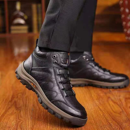 🔥50% zniżki dzisiaj, nie przegap!🐂 Męskie buty ortopedyczne wykonane są z wysokiej jakości włoskiej skóry bydlęcej 👞 Łagodzą ból ✅ Wygodne chodzenie
