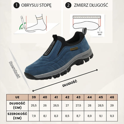 (🔥50% zniżki dzisiaj - nie przegap!)flemat® - Męskie buty ortopedyczne z amortyzacją ✅ Pożegnaj ból stóp i ciesz się całodziennym komfortem!