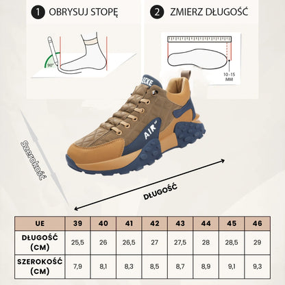 (🔥60% zniżki dzisiaj - nie przegap!) flemat® - Męskie buty ortopedyczne z amortyzacją ✅ Pożegnaj ból stóp i ciesz się całodziennym komfortem!