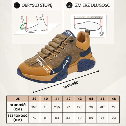 (🔥50% zniżki dzisiaj - nie przegap) ⏰Ergonomiczne - miękkie i wygodne ortopedyczne buty codzienne/sportowe ✅podparcie łuku stopy ułatwia chodzenie