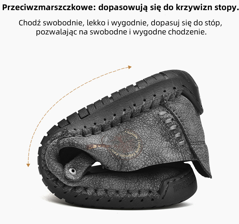 🔥Męskie buty ortopedyczne wykonane z australijskiej skóry cielęcej👞Szyte ręcznie✅Wygodne chodzenie, łagodzenie bólu✅Wodoodporne i antypoślizgowe✅