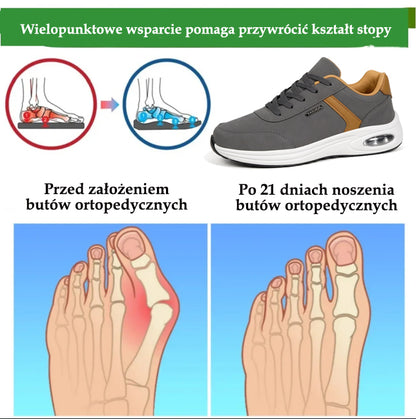 🔥 50% zniżki | Buty ortopedyczne Flemat® | Zapewniają wsparcie łuku stopy, aby złagodzić ból; lekkie, amortyzujące i mają cholewkę wykonaną z wodoodpornej skóry.