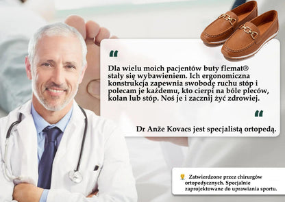 Damskie mokasyny ze sztucznego zamszu – eleganckie detale z klamrami, technologia ortopedyczna nowej generacji i przełom w kwestii komfortu.