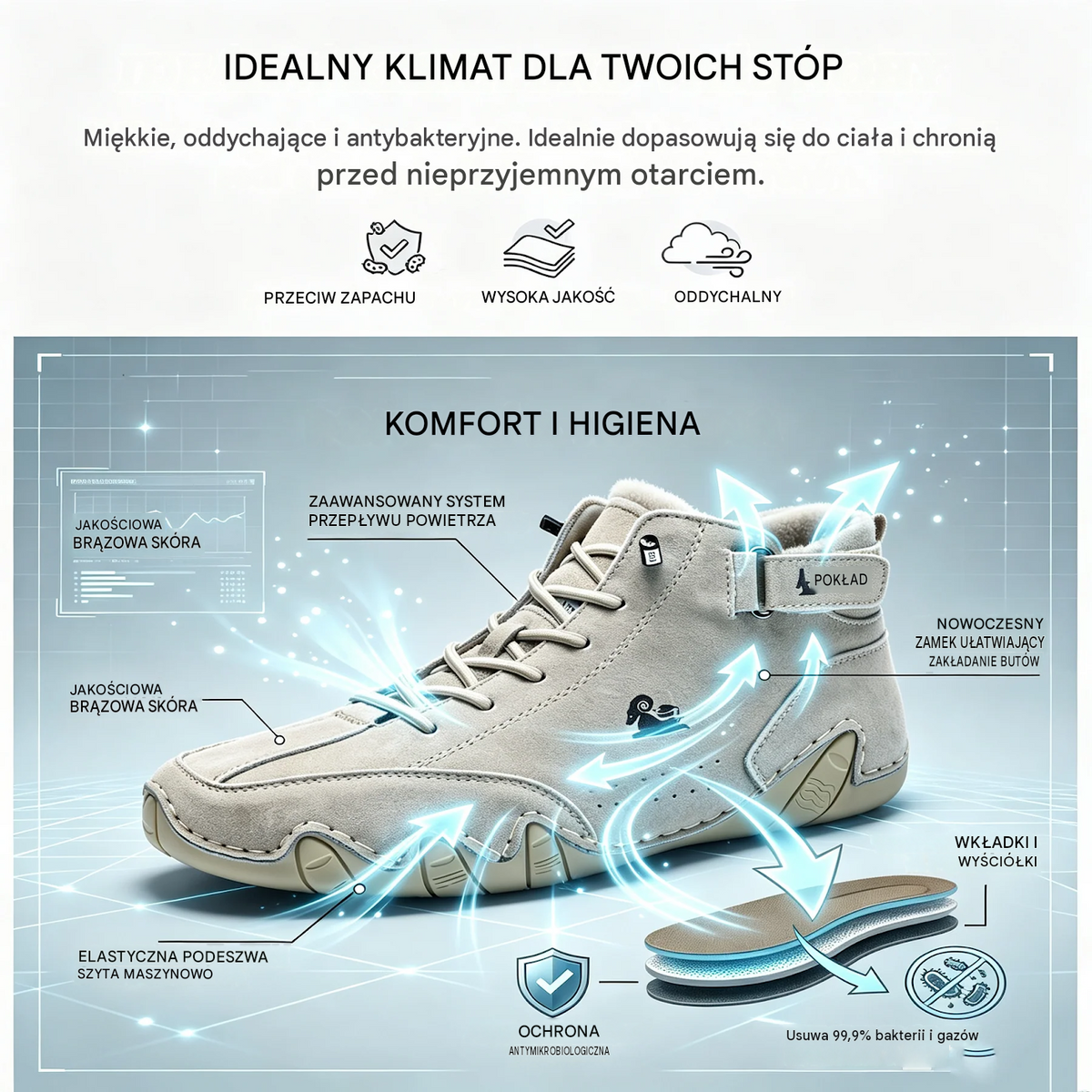 🔥Oferta ograniczona czasowo, 50% zniżki✅Stylowe, miękkie i wygodne botki (wsparcie łuku stopy ułatwiające chodzenie)