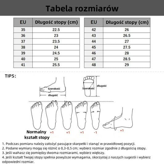Buty ergonomiczne Flemat® | 👟 Idealne do codziennej aktywności | Konstrukcja z podparciem łuku stopy skutecznie redukuje zmęczenie.