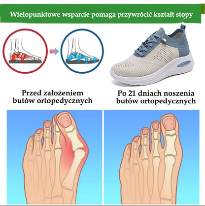Buty ortopedyczne flemat® | Obuwie wiosenne łagodzące ból pleców, stawów i stóp; oddychające i wygodne