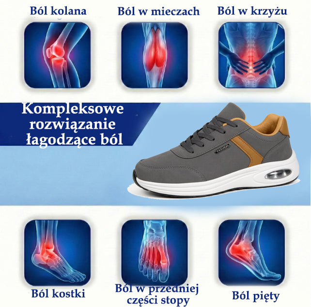🔥 50% zniżki | Buty ortopedyczne Flemat® | Zapewniają wsparcie łuku stopy, aby złagodzić ból; lekkie, amortyzujące i mają cholewkę wykonaną z wodoodpornej skóry.