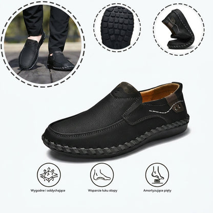 🔥Męskie buty ortopedyczne wykonane z australijskiej skóry cielęcej👞Szyte ręcznie✅Wygodne chodzenie, łagodzenie bólu✅Wodoodporne i antypoślizgowe✅