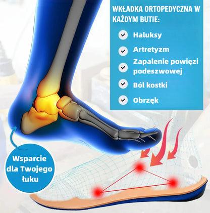 🔥Ostatni dzień! 50% zniżki! ⏰Ergonomicznie zaprojektowane markowe buty codzienne ✅ Miękkie i wygodne, z doskonałym wsparciem 🦶 Skutecznie łagodzą ból stóp