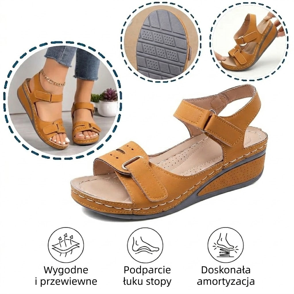 ⏰Ograniczona czasowo promocja z obniżką o połowę🔥Letnie sandały ortopedyczne ✅Wsparcie łuku stopy ✅Wygodne i bezbolesne chodzenie ✅Ergonomiczna konstrukcja
