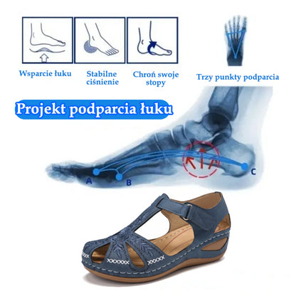 (🔥Specjalna oferta letnia — 50% zniżki przez ograniczony czas) Klasyczne letnie damskie sandały ortopedyczne, łączące wsparcie i oddychalność✅ Zmniejszają nacisk podczas chodzenia, dzięki czemu jest ono łatwiejsze i wygodniejsze.