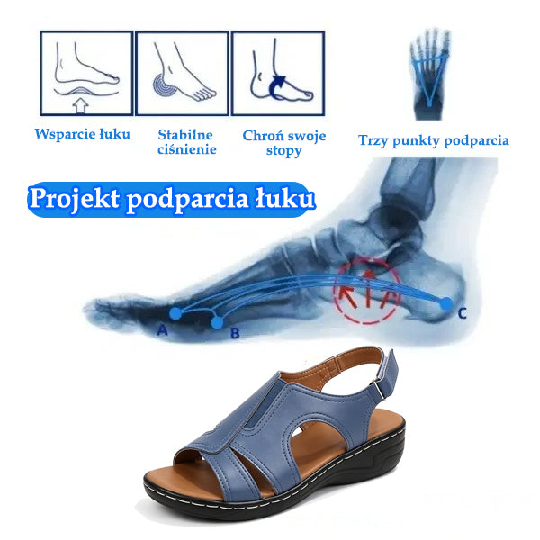 🔥 Ograniczona czasowo zniżka 50%! Letnie sandały ortopedyczne – ergonomiczne, wygodne i oddychające, które łagodzą ból. ✅