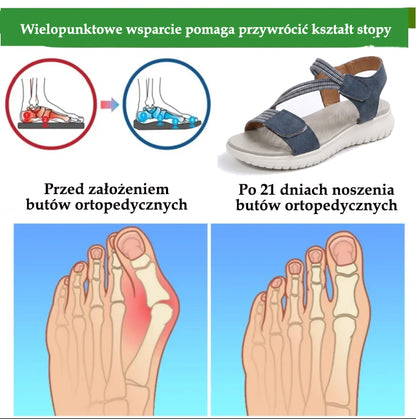 🔥Specjalna oferta letnia: klasyczne sandały ortopedyczne na lato, łączące wsparcie i oddychalność - ergonomicznie zaprojektowane wsparcie łuku stopy, regulowana szerokość i pochlebne linie nogawek.