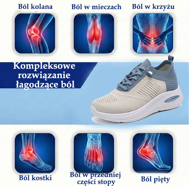 Buty ortopedyczne flemat® | Obuwie wiosenne łagodzące ból pleców, stawów i stóp; oddychające i wygodne